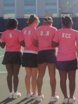 Tennis Finishes Fall Matches for Breast Cancer