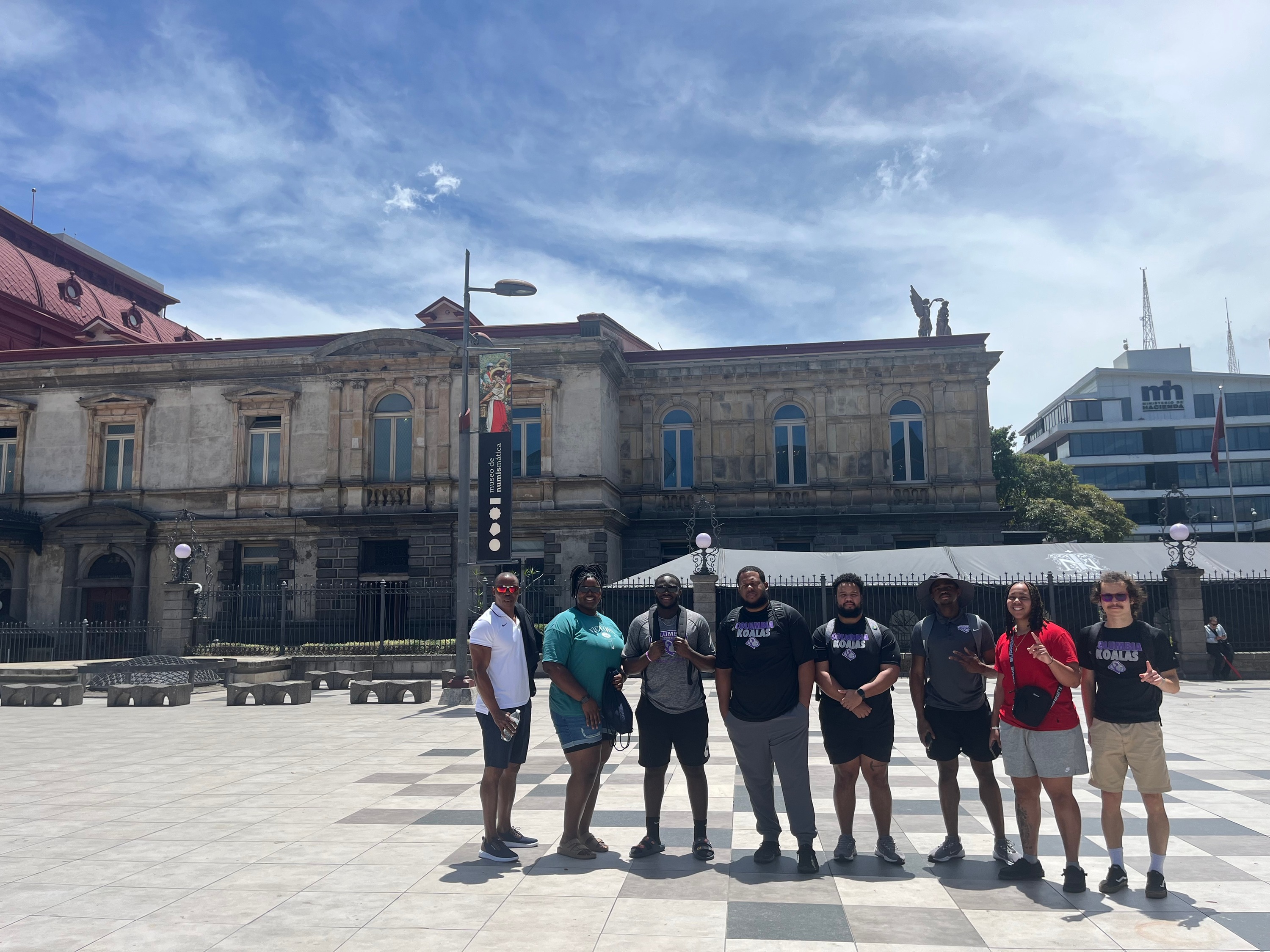 Track and Field team in Costa Rica