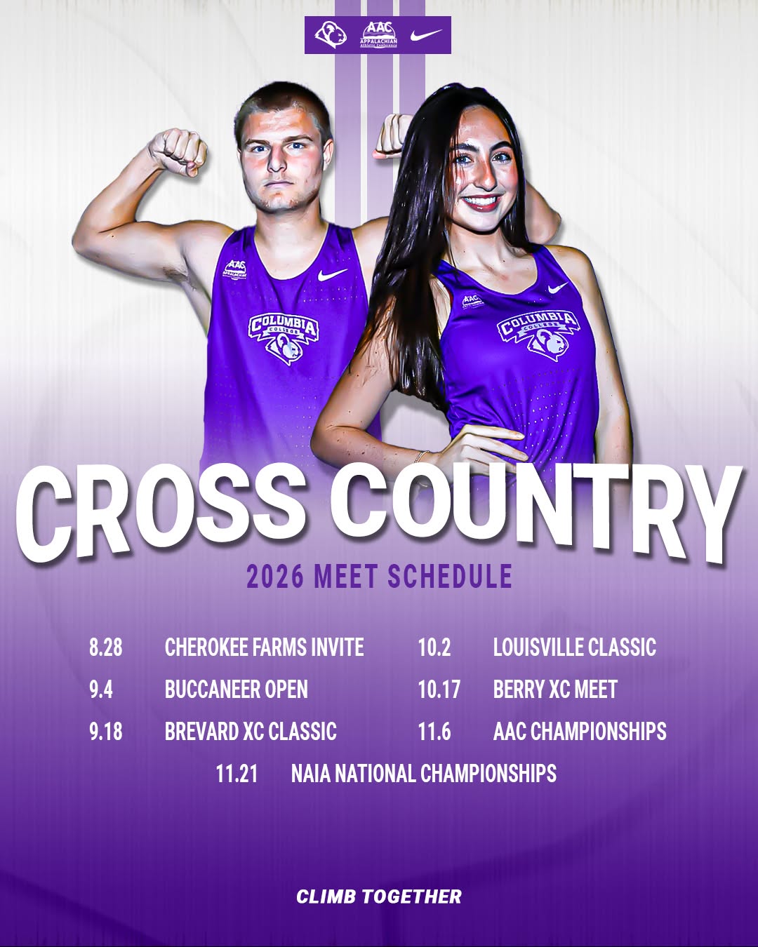 Columbia Cross Country Announces 2026 Schedule